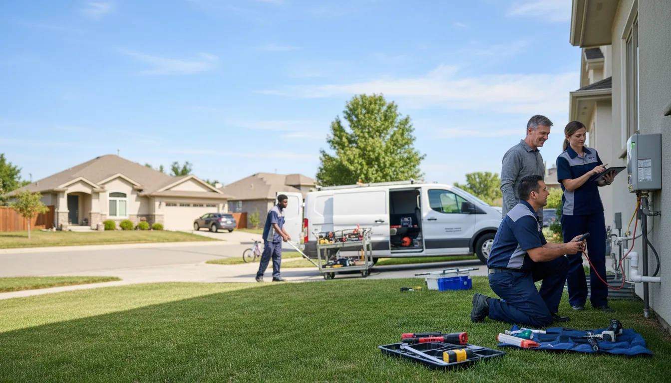 Tankless water heater service in Chapman Ranch, TX